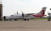 G-KNNY @ CWL - Air Wales ATR 42-300 (G-KNNY) at Cardiff (Rhoose) Airport, Cardiff, Wales in September 2004 - by Adrian Pingstone