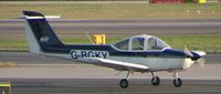 G-BGKY @ EGCC - FLYING SCHOOL 30 MINS TRIP - TAXI TO PARK - by mike bickley