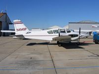 N4949P @ SDM - 1963 Piper PA-23-235  in bright sunshine at Brown Field (San Diego), CA - by Steve Nation