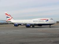G-BNLE @ SEA - British Airways Boeing 747 at Seattle-Tacoma International Airport - by Andreas Mowinckel