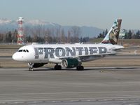 N923FR @ SEA - Frontier Airlines A319 at Seattle-Tacoma International Airport - by Andreas Mowinckel