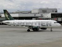 N928FR @ SEA - Frontier Airlines A319 at Seattle-Tacoma International Airport - by Andreas Mowinckel