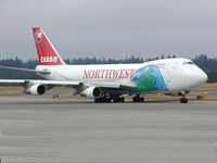 N645NW @ SEA - Northwest Airlines Boeing 747 at Seattle-Tacoma International Airport - by Andreas Mowinckel