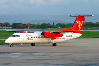 OE-HBC @ EGCC - On lease to Euromanx based in the Isle of Man. - by Kevin Murphy