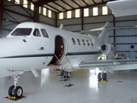 N411FB @ VGT - Hawker - Kingdom Aviation, LLC. - by Roger Flores