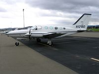 N121BD @ RHV - 1979 Cessna 414A between rainstorms at Reid-Hillview Airport, San Jose, CA