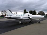 N121BD @ RHV - 1979 Cessna 414A between rainstorms at Reid-Hillview Airport, San Jose, CA