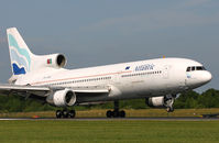 CS-TEB @ EGCC - Euroatlantic's old timer touching down on 06R. - by Kevin Murphy