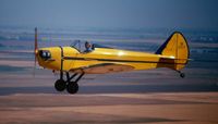 N3127 @ VCB - Jim Flying Debbie's Flybaby near Travis AFB - by Deborah Richardson