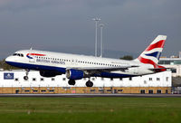 G-BUSD @ EGCC - Seconds from touch down on 24R. - by Kevin Murphy