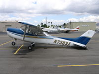 N7383X @ RHV - 1977 Cessna R182 minus engine at Reid-Hillview Airport, San Jose, CA - by Steve Nation