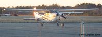 N7081Q @ PVG - Yet another tucked in at sunset, ready for an overnight stay - by Paul Perry