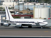 N720H @ PHX - Honeywell's 720, seen here with a test engine mounted on its nose. - by John Meneely