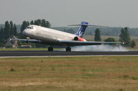 SE-DIC @ BRU - flight SK4743 is landing on rnw 25L - by Daniel Vanderauwera