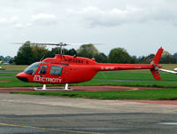 G-MFMF @ EGBO - Bell 206B Jet Ranger owned by Western Power Distribution (Halfpenny Green) - by Robert Beaver