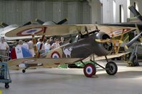 N153JS @ EGSU - Nieuport 24 Replica at the Imperial War Museum, Duxford. - by Malcolm Clarke