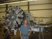 N623DC @ LEX - Engine installation - by Carrie Trapp