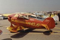 N40JS @ CNO - 1976 Pitts S-1C Special N40JS built by Mike Swinton. This photo was taken around 1980 at Chino, CA. - by Dean Heald