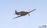 N943HH @ GSB - Hawker Hurricane inbound during the Warbird Pass in Review - by Paul Perry