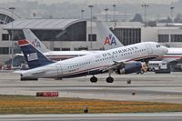 N836AW @ LAX - U.S. Airways N836AW departing RWY 7L. - by Dean Heald