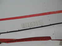 N1591F @ L65 - close-up of faded registration on 1966 Cessna 185E at Perris Valley, CA