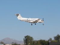 N412SH @ VGT - Beech B200