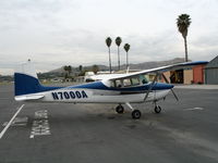 N7000A @ RIR - 1956 Cessna 172 at Flabob Airport (Riverside, CA) just before the storm! - by Steve Nation