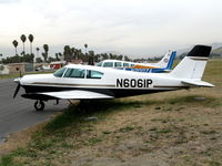 N6061P @ RIR - 1959 Piper PA-24-250 at Flabob Airport (Riverside, CA) just before the storm! - by Steve Nation