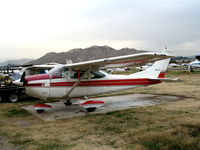N42317 @ RIR - 1968 Cessna 182L at Flabob Airport (Riverside, CA) just before the storm! - by Steve Nation