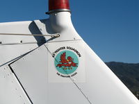 N6505F @ UKI - 65th Fighter Squadron decal on 1966 Cessna 150F at Ukiah, CA - by Steve Nation