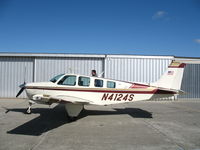 N4124S @ WVI - 1975 Beech A36 at Watsonville, CA - by Steve Nation