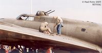 N3703G @ GSB - Two old pros checking the fuel state of the Memphis Belle - by Paul Perry