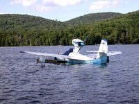 N85213 - N85213 docked on Blue Mountain Lake NY. USA - by David N. Lowry