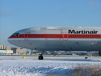 PH-MCP @ EHAM - aircraft will be de-iced allmost at the beginning of the runway. - by Jeroen Stroes