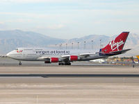 G-VROY @ LAS - Virgin Atlantic (G-VROY) / 2001 Boeing Company BOEING 747-443 / Batten the hatches and hoist the main jib...here we go! - by Brad Campbell