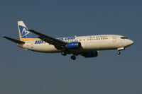F-GLXQ @ BRU - short before landing on rnw 02