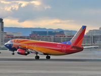 N383SW @ LAS - Southwest Airlines - 'Arizona' /  Boeing 737-3H4 - by SkyNevada