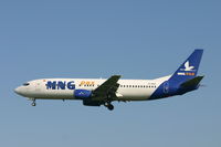 TC-MNF @ BRU - arrival of flight MNB1303 on rnw 25L - by Daniel Vanderauwera