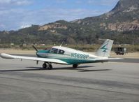 N5699P @ SZP - 1959 Piper PA-24-250 COMANCHE, Lycoming O-540-E 250 Hp, tri-blade prop, taxi to Runway 22 - by Doug Robertson