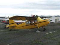 N1675G @ HWD - 1972 Champion 7KCAB at stormy Hayward Air Terminal, CA
