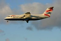 G-BZAW @ BRU - landing on 25L at the end of the day - by Daniel Vanderauwera