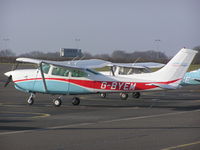 G-BYEM @ EGTB - Cessna at Booker - by Simon Palmer