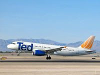 N445UA @ KLAS - Ted Airlines / Airbus Industrie A320-232 - by SkyNevada