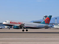 N802AW @ KLAS - America West Airlines / 1998 Airbus Industrie A319-132 - by Brad Campbell