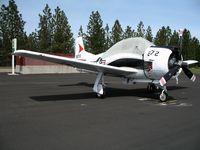 N223E @ PVF - T-28B NX233E painted as NAF El Centro/272 (BuAer 138272) at Placerville Airport, CA - by Steve Nation