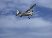 N5524N @ SZP - 1943 Howard DGA-15P, P&W R-985 450 Hp, The Orr's 'Mr. Hooligan', takeoff climbout on Runway 22 - by Doug Robertson