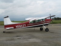 N5842T @ 2Q3 - Cessna 185C visiting Yolo County Airport, Woodland, CA