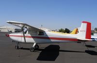 N4177F @ 1O3 - 1958 straight-tail Cessna 172 @ sunny Lodi Airport, CA - by Steve Nation