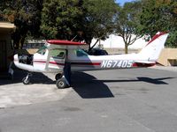N67405 @ EDU - Cal Aggie Flying Farmers aero club 1978 Cessna 152 @ University Airport, Davis, CA - by Steve Nation