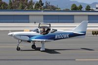 N100WK @ SMO - 2002 GLASAIR III taxiing in front of Typhoon Restaurant at Santa Monica Municipal Airport.